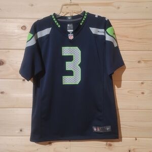 Nike Youth Russell Wilson Seattle Seahawks Game Jersey Size XL 21x27